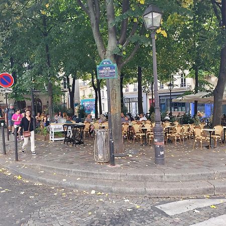 Studio bien équipé au calme à Montmartre Paris Exterior foto